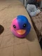 Sunny Days Jumbo Pink Tie Dye Squishy Duck Squeeze Toy Stress Relief Fidget