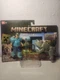 Minecraft Movie Steve/ Diamond Armor & Dennis Wolf 2 Pack Mattel 2025 New Sealed