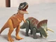 Triceratops & Scorpiosaurus Dinosaur Jurassic World  Roar Strikers New Batteries
