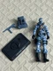 GI Joe 25th Anniversary Cobra Firefly Saboteur 4&rdquo; Action Figure 2007 Hasbro
