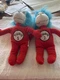 Dr. Seuss Thing 1 And Thing 2 Plush Toys Cat In The Hat Movie 2003 ￼