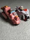 Paw Patrol MotoPup Wildcat Deluxe Pull Back Motorcycle, pink flame spin+Figures