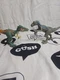 2021 Mattel Jurassic World  Ferocious Pack Velociraptor Blue & Moros Intrepidus