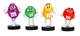 Jada Metalfigs Die-Cast 4 Figures M&M's Green, Purple, Red and Yellow New In Box