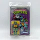 2021 Super7 ReAction TMNT Slash 3.75" Scale Unpunched Figure Shield MOC NEW