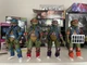 NECA Teenage Mutant Ninja Turtles SDCC Exclusive Musical Mutagen Tour 4 Figures