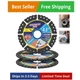 3 Pack 4.5" Diamond Saw Blade Multi Material Cutting Disc Angle Grinder