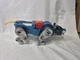Vintage Voltron Blue Lion 4 Diecast Robot 1981 GB-36 Y&K Toy Japan Golion