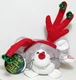 Dan Dee Plush Mouse Light Up Cheeks Musical Vintage Christmas Gray Jingle Bells