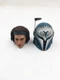 Helmet Head Sculpt Figure Hot Toys TMS035 The Mandalorian HT 1/6 Bo-Katan Kryze