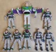 Buzz Lightyear Space Ranger Figure Lot of 8 Disney Pixar Toy Story 