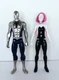 Hasbro Marvel ARMORED SPIDER-MAN & GHOST SPIDER Titan Hero Series 12" Figure LOT
