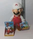 Super Mario Fire Mario 9 Inch Plush Nintendo With Little Fire Mario