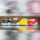 Disney Pixar Cars Mini Racers Holiday Set of 4 Lightning Cruz Mater Sher *Loose*