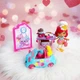 Shopkins Toy Lot-Shoppies Doll-Mini Rare Car, Food, Sign, Purse-Shopping Basket