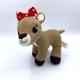 Rudolph the Red Nosed Reindeer Plush Clarice Light Up Musical Knit Dan Dee 8"