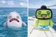 Zuru Fuggler Jaws 50th Anniversary Funny Ugly Shark Soft Toy Plush NIB Sealed