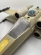 Vintage Star Wars Kenner Battle Damaged  X Wing Canopy Glass Repro Part Cracked