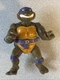 Playmates Toys 1990 Teenage Mutant Ninja Turtles Donatello Action Figure No Shel