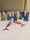 Disney Princess Magic Clip Polly Pocket Lot Of 11 MagiClip