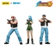 JOYTOY SNK 1/18 action figures KOF 98UM Ikari Warriors Team 3PCS 4.8in