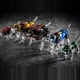 Lucky Cat Micro Cosmos MC-01S Metalic Ver. Elvis Voltron mini GoLion Set 5