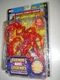 HUMAN TORCH ( 6" ) 2002 MARVEL LEGENDS FANTASTIC FOUR ACTION FIGURE + COMIC BOOK