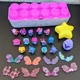 Hatchimals Colleggtibles Box Egg Carton Lot of 14 Figures, 8 Wings, 3 Containers