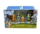 Bluey & Family 4 Pack of 2.5-3" Figures, Including Bluey, Bingo, Mum & Dad
