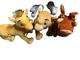 Vintage Disney Lion King Large 20" Simba Plush Stuffed Toy Lot Of 3 Pumba Naya
