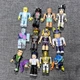 Roblox Jazwares Action Figures Lot 12pc Mixed Characters Extra Head Parts Gold