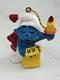 Smurfs 51905 Christmas Caroler Smurf Tree Ornament Singing Vtg Schleich Portugal