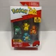 Pokemon Battle Figures Pikachu, Bulbasaur, Charmander, & Squirtle 4-Pack New