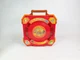 Beyblade Metal Fusion Battle Arena Stadium Folding Travel Case 2010 Orange & Red