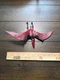 Boley Pteranodon Dinosaur Figure Toy Red Black Hinged Jaw Prehistoric Animal