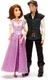 Disney Store Official Rapunzel and Flynn Rider Doll Set and Pascal