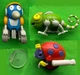 Jakks SONIC THE HEDGEHOG Classic BURROBOT + NEWTRON + MOTO BUG (2.5" Scale) Lot