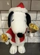 Hallmark Peanuts 14" Animated Musical Bell Ringing Snoopy Santa Tested & Works!