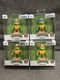 TMNT Teenage Mutant Ninja Turtles 2.5" Jada Metalfigs Complete Set of 4 - New