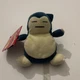 Vintage Snorlax #143 Beanie Plush 5.25&rdquo; Pok&eacute;mon Nintendo Hasbro 1998 with Tag