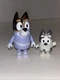 Bluey Figures UNCLE STRIPE + Muffin by Moose Toys Extended Family