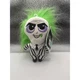 Kidrobot Beetlejuice Plush Toy with Tags Green Spiky Hair Black White Stripes