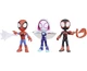 Marvel Spidey & His Amazing Friends Figure 3 Pk 4In Action Figures & Accessories