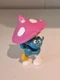Schleich Smurf: 20118 UMBRELLA - Custom Promo PINK (Smurf)