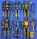 HALO REACH SPARTAN COLLECTION NOBLE TEAM SET OF 6 FIGURES JAZWARES