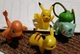 4x POKEMON PVC Mini Action Figures Pikachu Bulbasaur W Vines Charmander JAZWARES