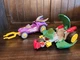 2014 Lot Playmates Half Shell Heroes Ninja Turtle Capture Claw & Stealth Bike 