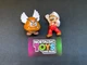 Super Mario Fire Mario 2.5" Action Figure - Jakks Pacific - with Koppa