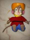Vintage Mouse Plastic & Plush Fievel American Tail Goes West 1991 Applause
