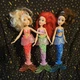 Disney Ariel & Sisters Mermaid Doll Bundle Lot 3 Hasbro Little Mermaid